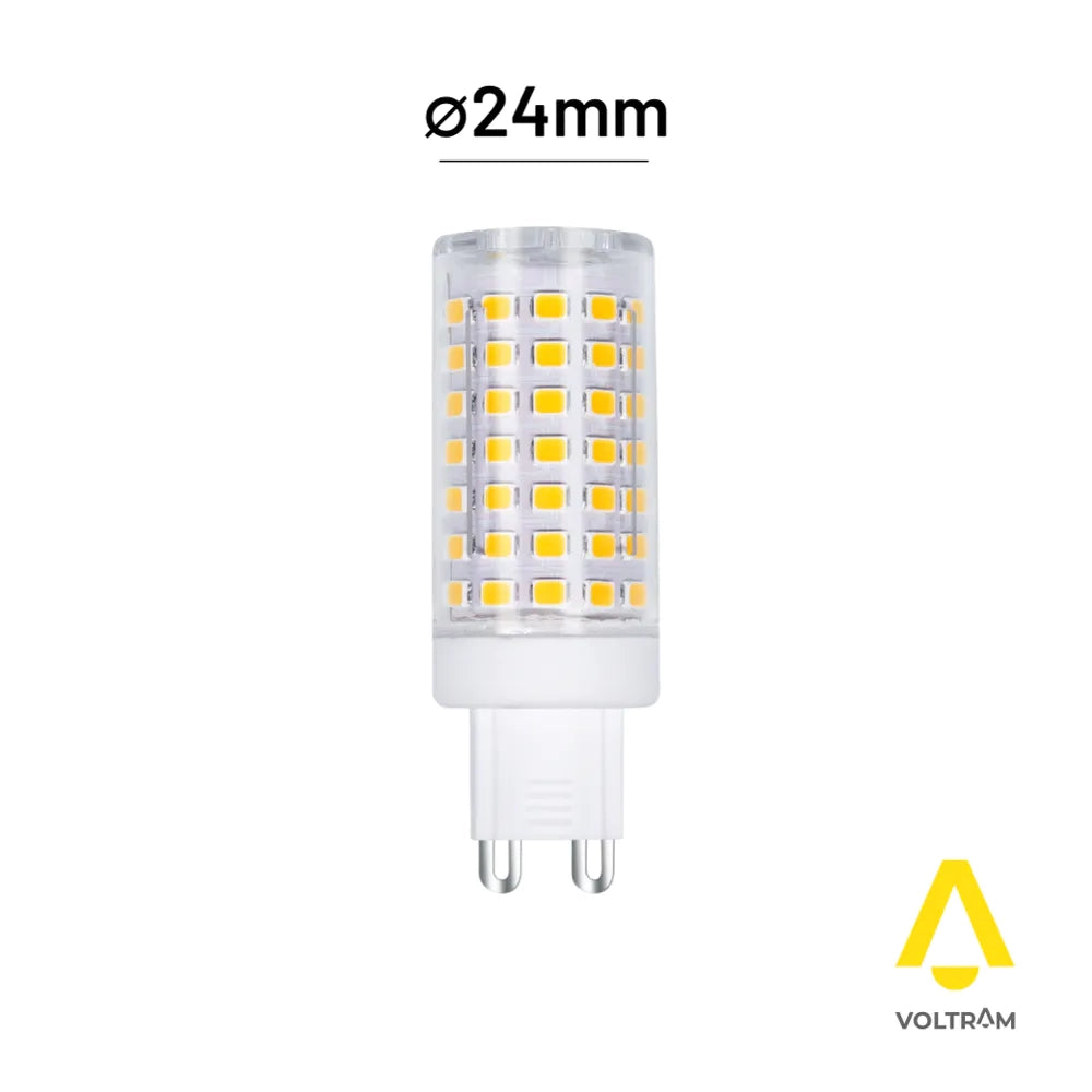 Lampadina LED G9 12W 1200LM in ceramica IP20 CRI>80 bianco naturale 4000K