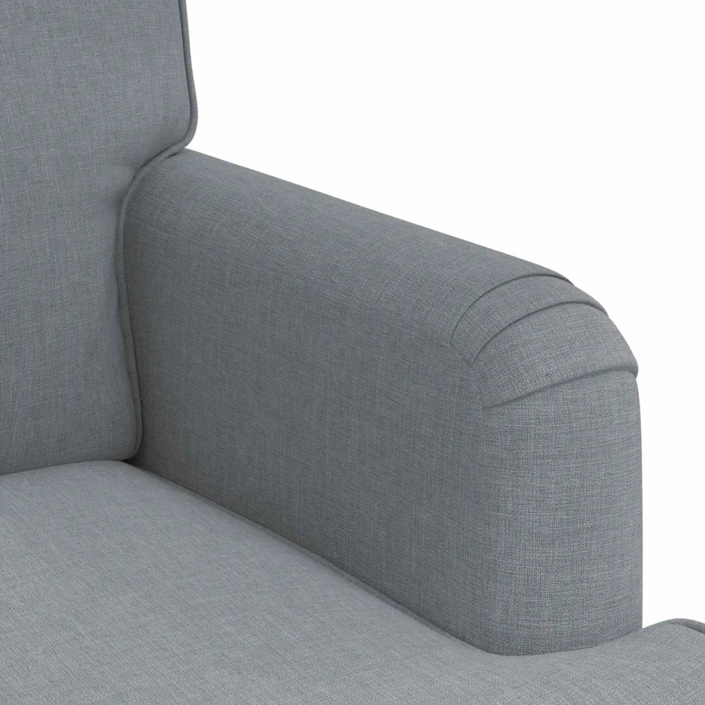 Divano Grigio chiaro 162 x 80 x 85 cm Tessuto 42024490