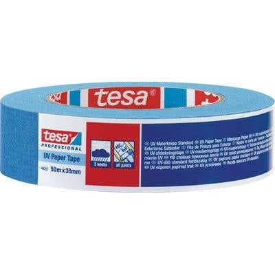 NASTRO CARTA ESTERNI BLU 4435 TESA - MM 38 ML 50- 8 pezzi