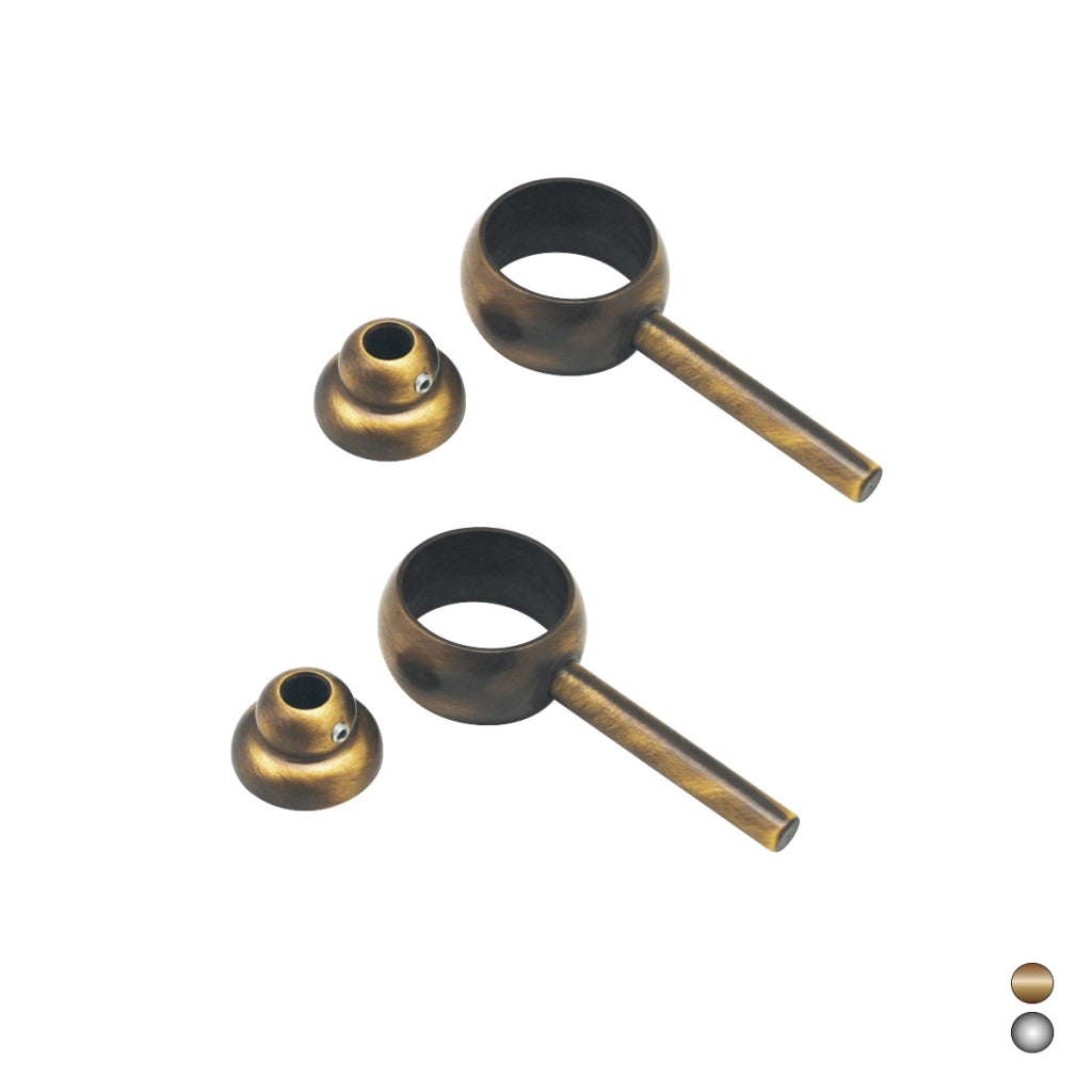 2 PZ ANELLI REGGITUBO- Bronzo- DH- pezzi 1