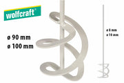 Frusta Ricambio Miscelatore Elettrico per Malte e Colle Wolfcraft Diametro: 90 mm