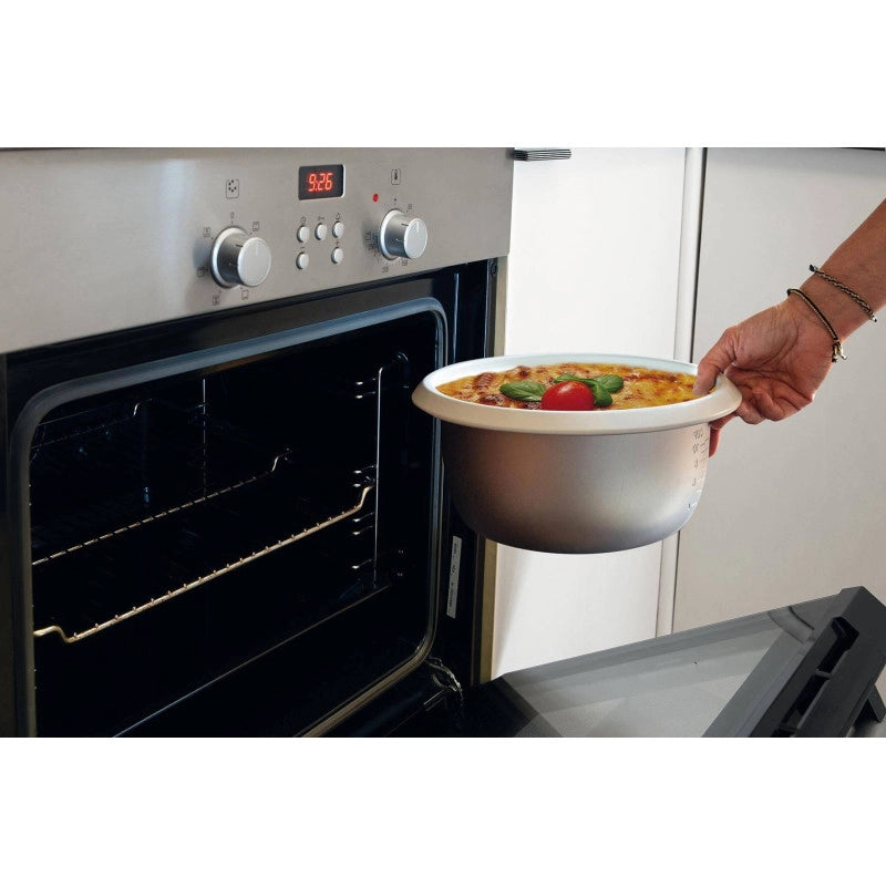 Cuociriso Elettrico con Bowl in Ceramica - 650W - 3,5L - Beige