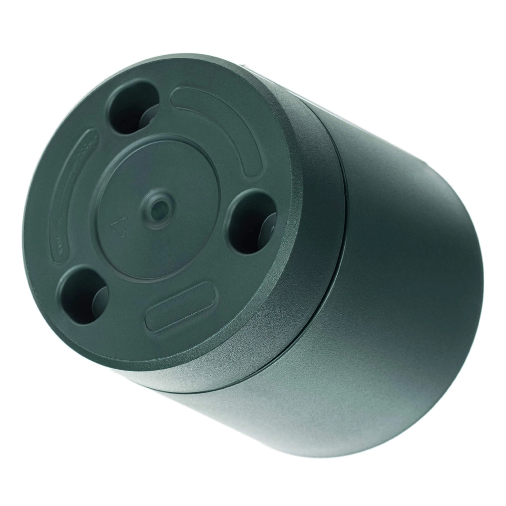 Vaso da fiori KADAX con supporto, rotondo, in plastica, 14,5 cm