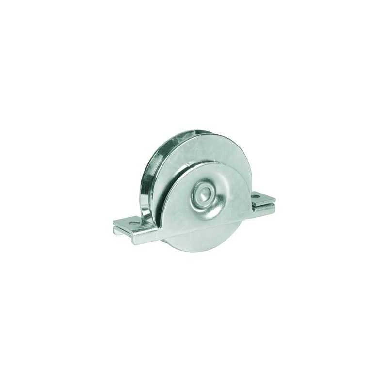 Ruote per Cancelli Gola U-20 art. 392L con Supporto dia.Mm.120