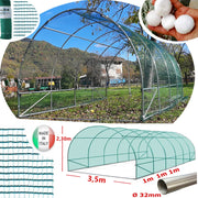 Serra Tunnel NetPlus 3,5x5m con rete antigrandine