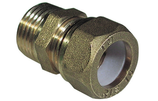 NIPPLE MASCHIO BICONO PER RAME CON OGIVA TEFLON TIEMME- 3/4 x 22- TIEMM- pezzi 1