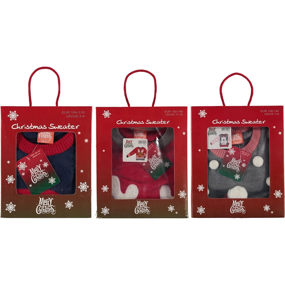 Maglione X-mas natalizia Bimbo/a