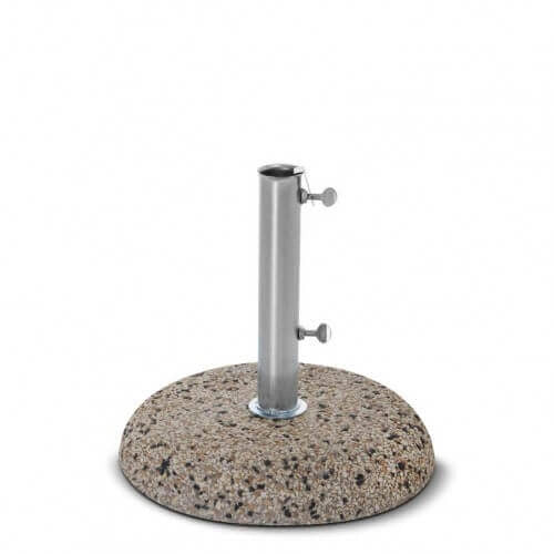 BASE MEDIA PER OMBRELLONE CON GHIAINO DA 25 KG CON TUBO DA 45 MM OKX