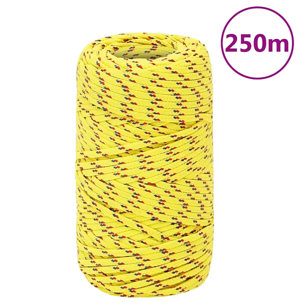Corda da Lavoro Gialla 2 mm 250 m in Polipropilene 152585