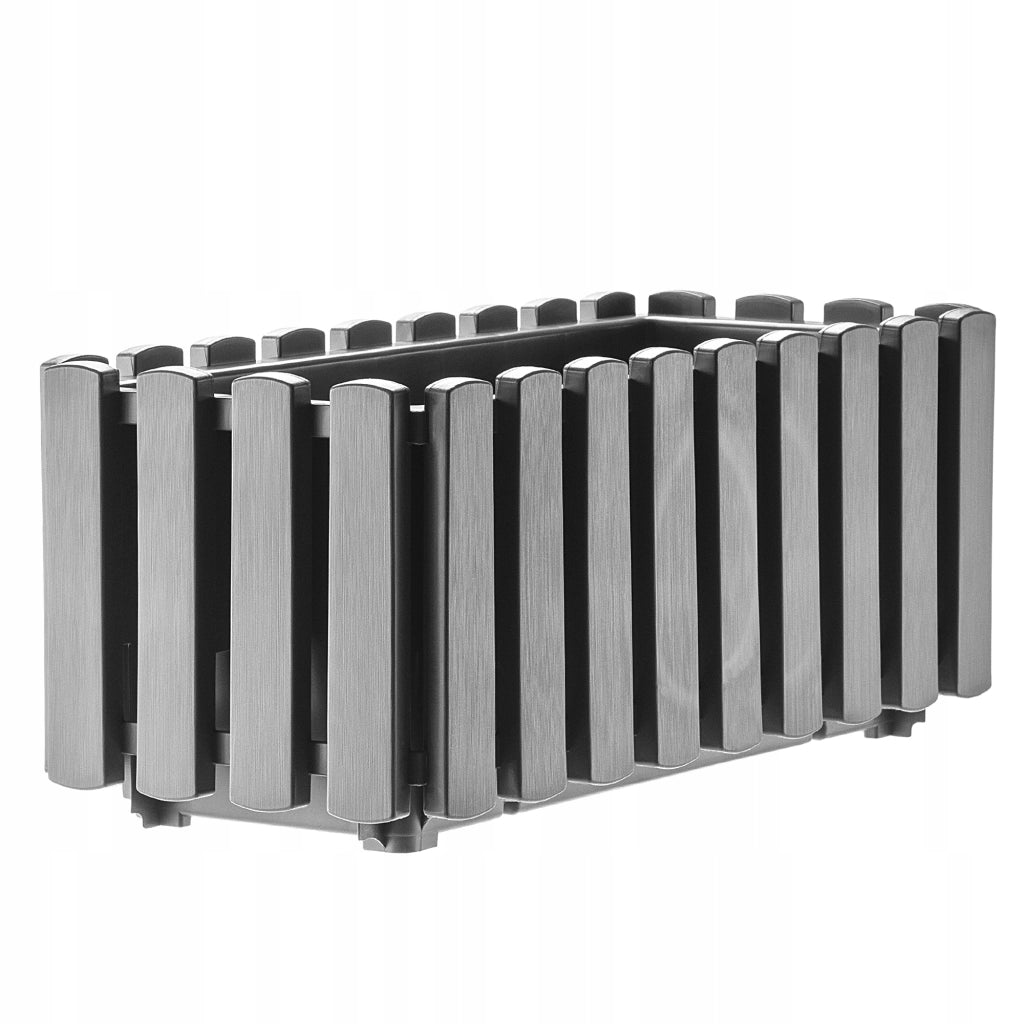 Vaso da fiori per balcone KADAX 38x18x16,5 cm Grigio