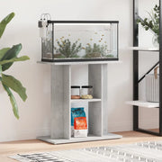 Supporto per acquario in cemento grigio 60x30x60 cm 833571