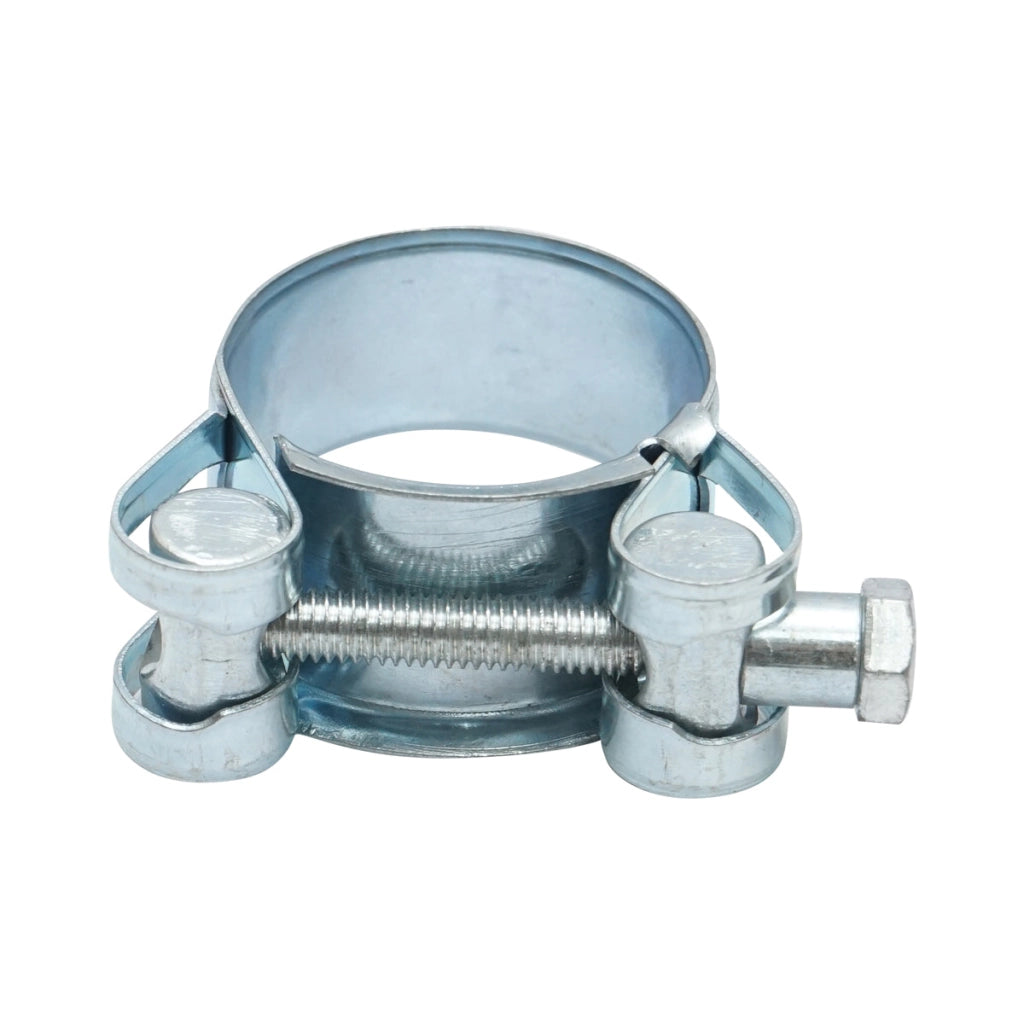 Morsetto di forza, morsetto in metallo zincato con vite W1 per tubi da 56-59 mm Breckner Germany