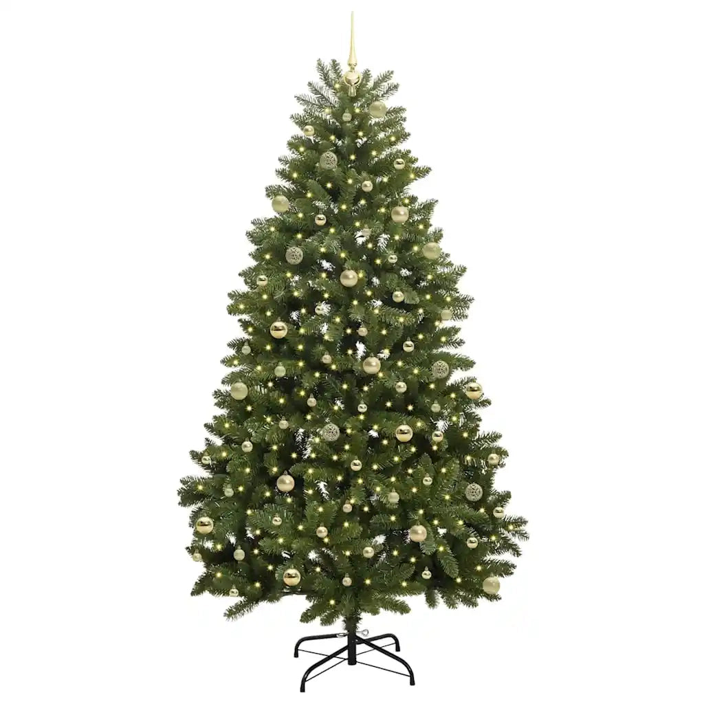 Albero di Natale artificiale Verde 240 cm PVC e Metallo