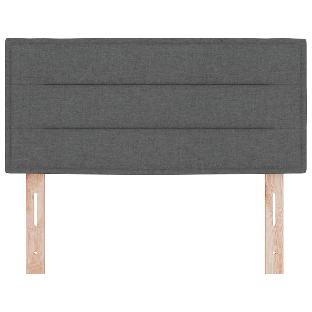 Testiera | Testata Grigio scuro 90 cm Tessuto