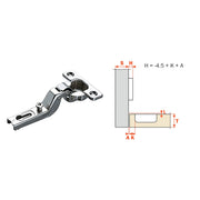 Cerniera Mini per Mobili Art C6a7s99 Collo Medio 9 Salice C6a7 10 Pezzi