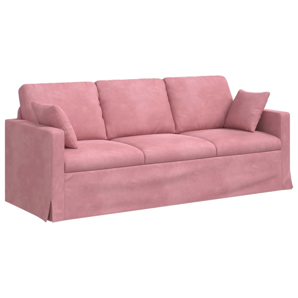Divano Rosa 198 x 78 x 80 cm Velluto 42024435