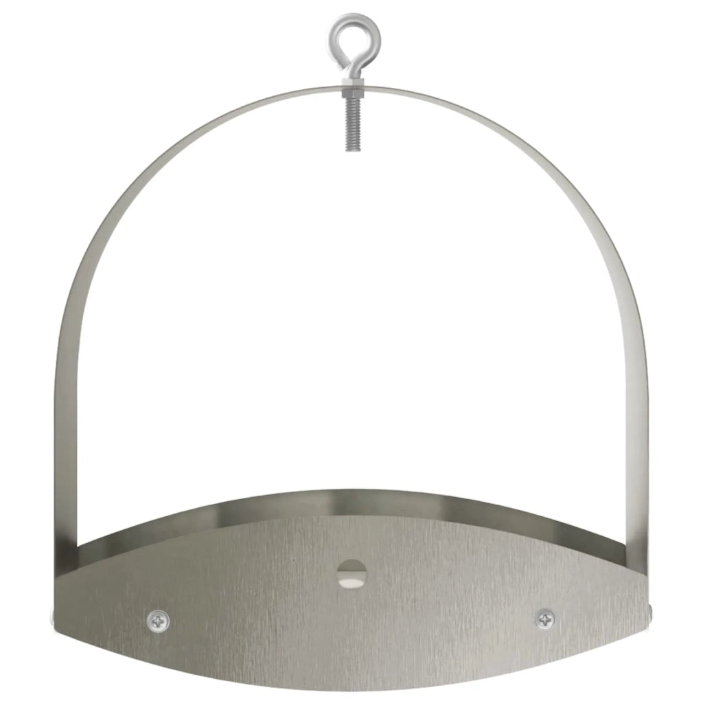 Mangiatoia per uccelli sospesa Acciaio Inox Argento 8014221