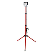 Proiettore Led Singolo 1 X Velamp 50 w 6500k Altezza Max in Alluminio 173 cm