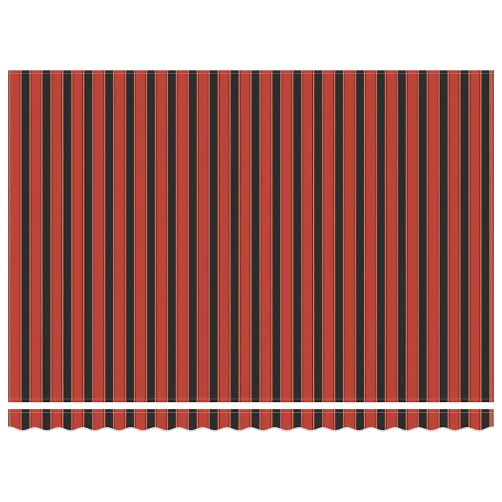 Tenda retrattile arancione e marrone 450 × 300 cm 3330877