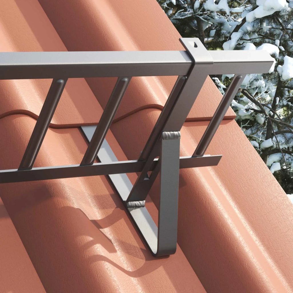 Guardia per neve sul tetto Antracite 300 x 29,5 x 34,5 cm 42028450
