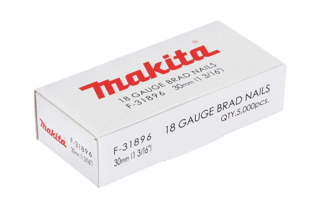 CHIODI MAKITA 18GA D.1,2 X 30mm, 5000 PEZZI  - F-31896