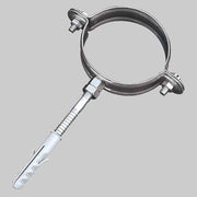 COLLARE FERMATUBO - Ø 200 - Per canne fumarie - 2 pezzi - MADE IN ITALY