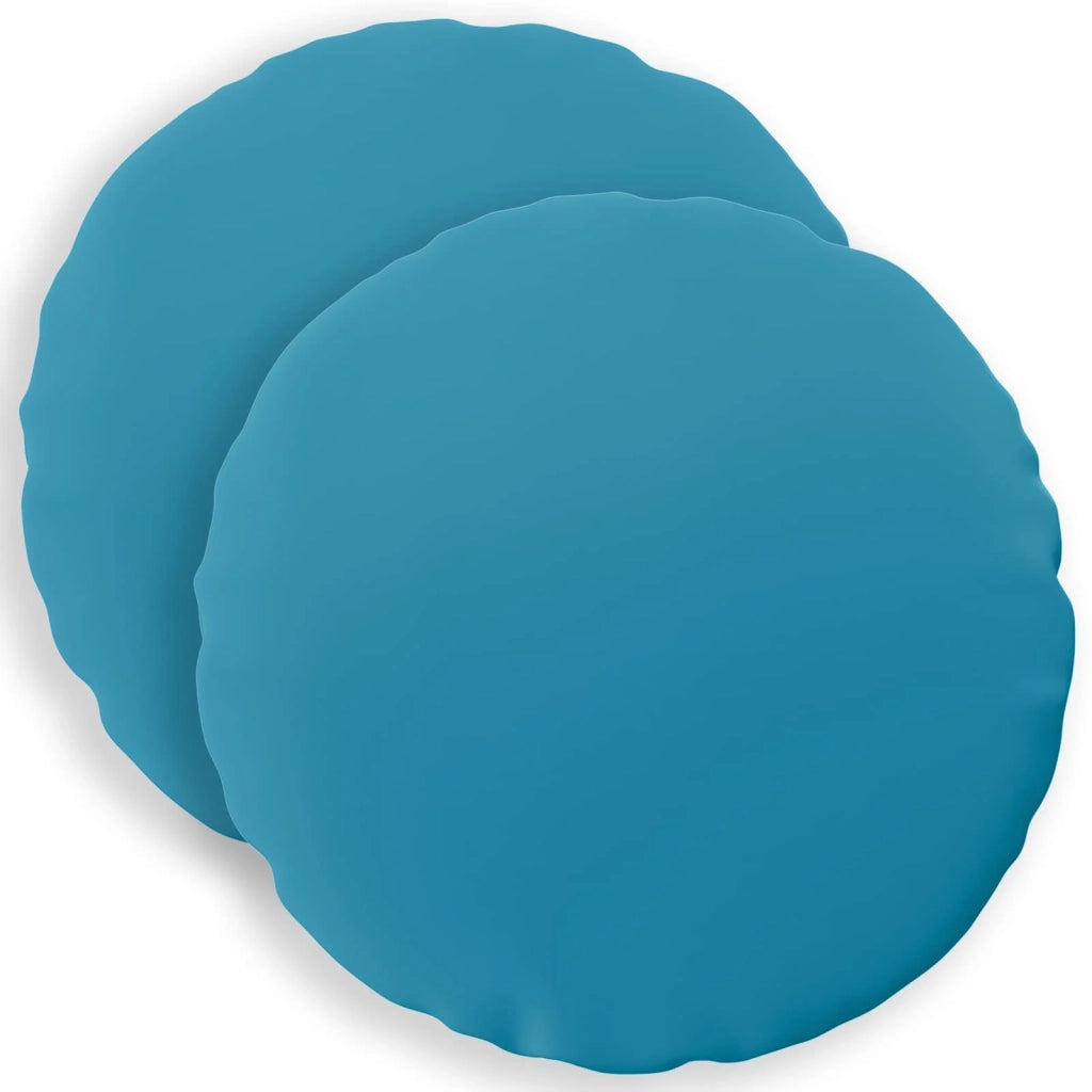 Cuscino con cuscino HEERLEN 2 pz Azzurro Poliestere 929161