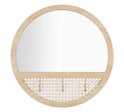 Specchio Fuji 50x5x50 cm in Ferro e Specchio e MDF Multicolor