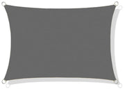 AIO FACTORY 4x3 m Vela ombreggiante Impermeabile Grigio Tenda da Giardino