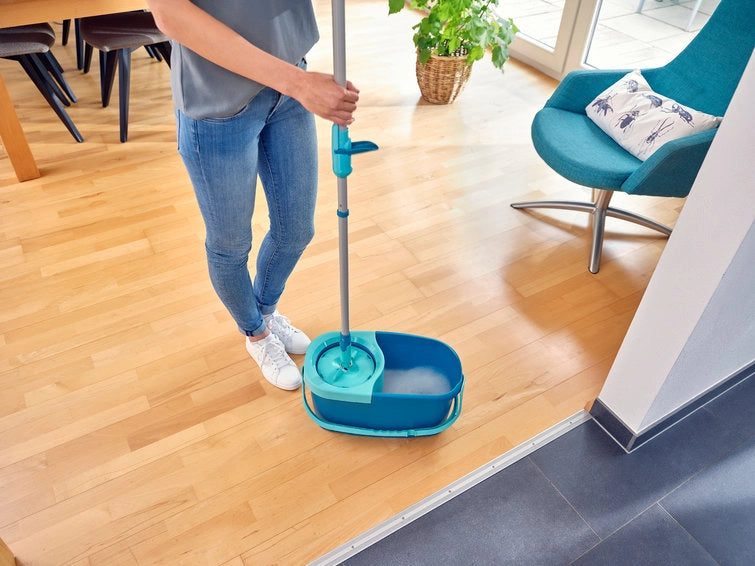 Leifheit Set Clean Twist Disco Mop Ergo Mocio Pavimenti Secchio Lavapavimenti