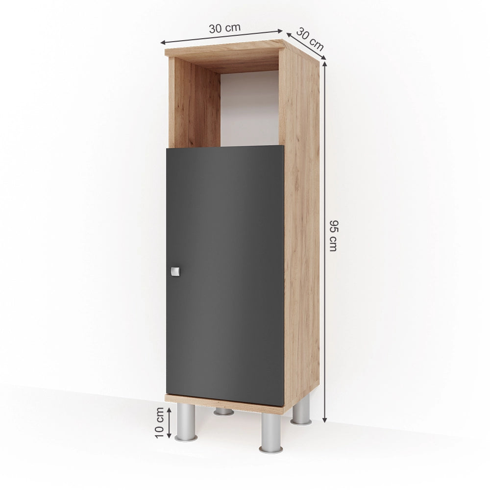 Vicco Mobiletto bagno Rovere 30 x 95 cm