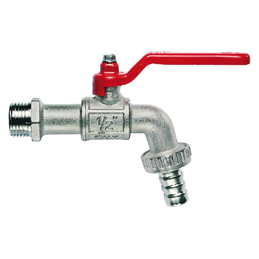 10pz rubinetto portagomma a sfera 3/8 - 15 bar cod:ferx.202620nlm