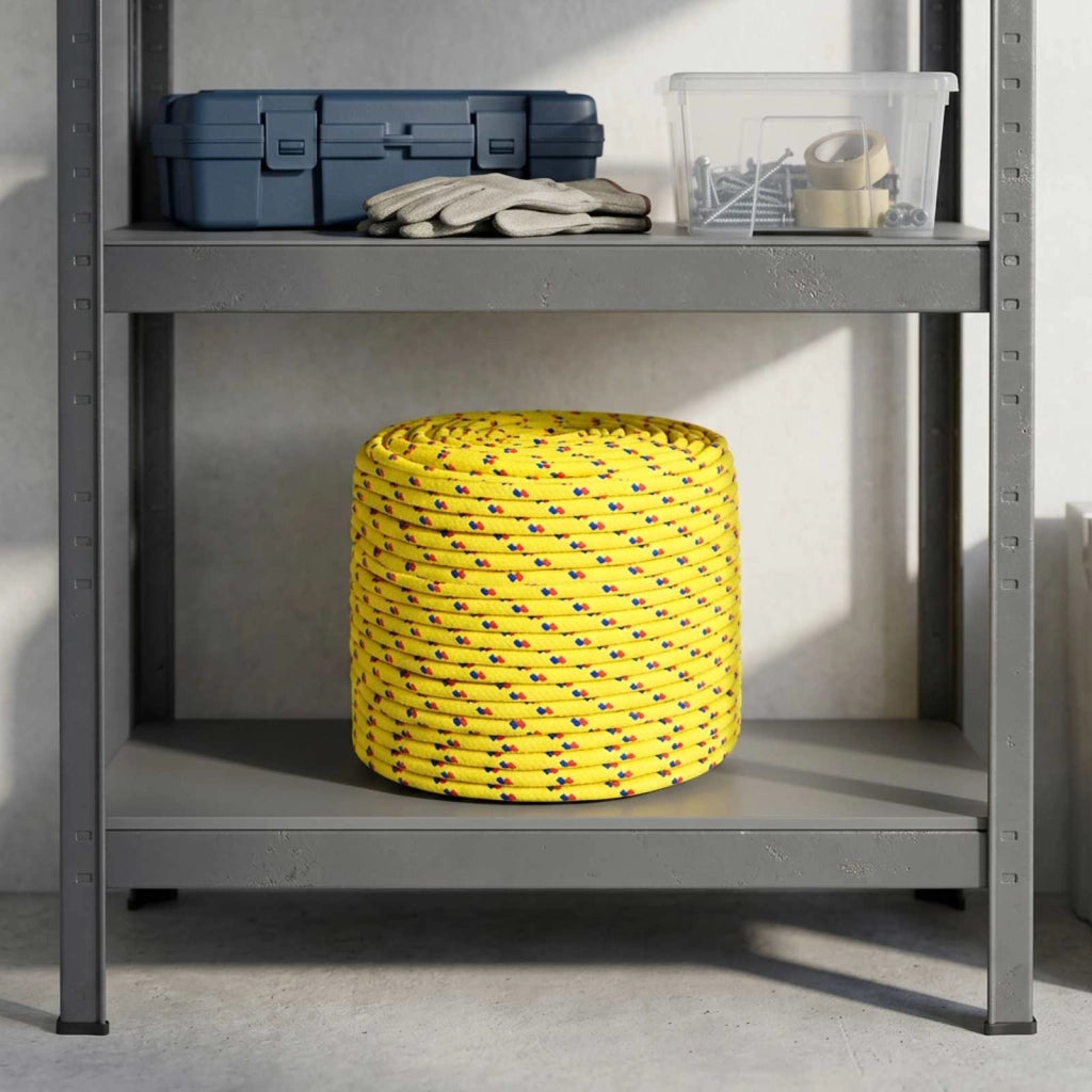 Corda multiuso 10 mm 25 m Giallo PP 645 kg Carico massimo 3473183