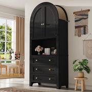 Credenza con cassetti in MDF nero