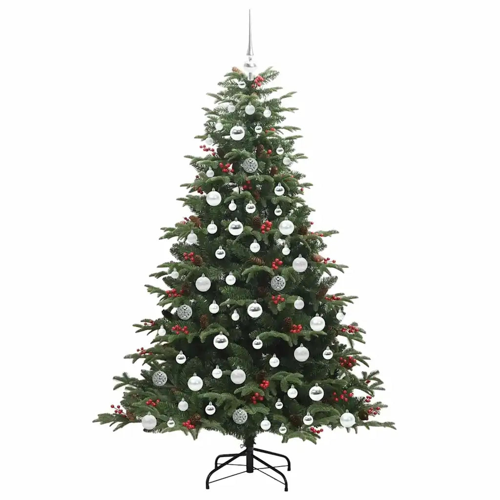 Albero di Natale artificiale con 300 LED Verde 180 cm