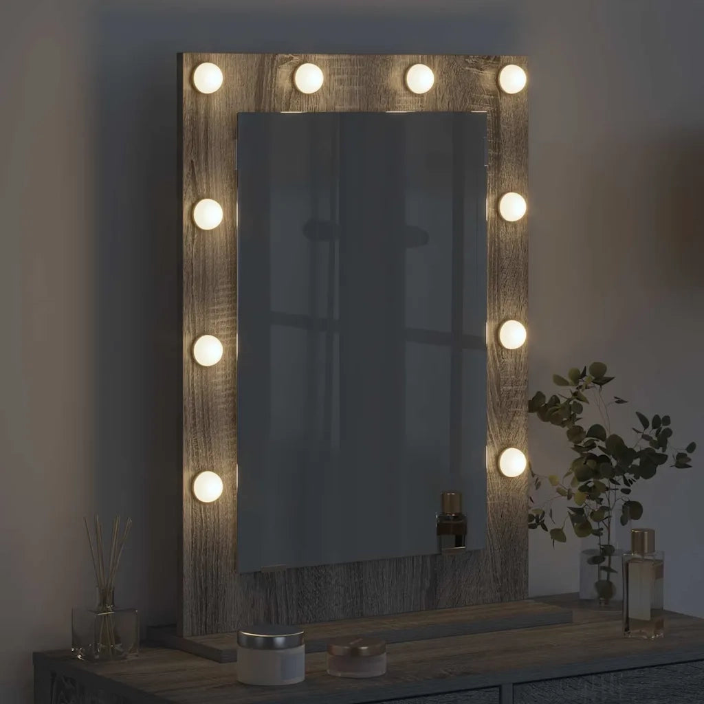 Specchio da Vanit¨¤-Specchio da Trucco Grigio Sonoma 70 x 50 x 18 cm
