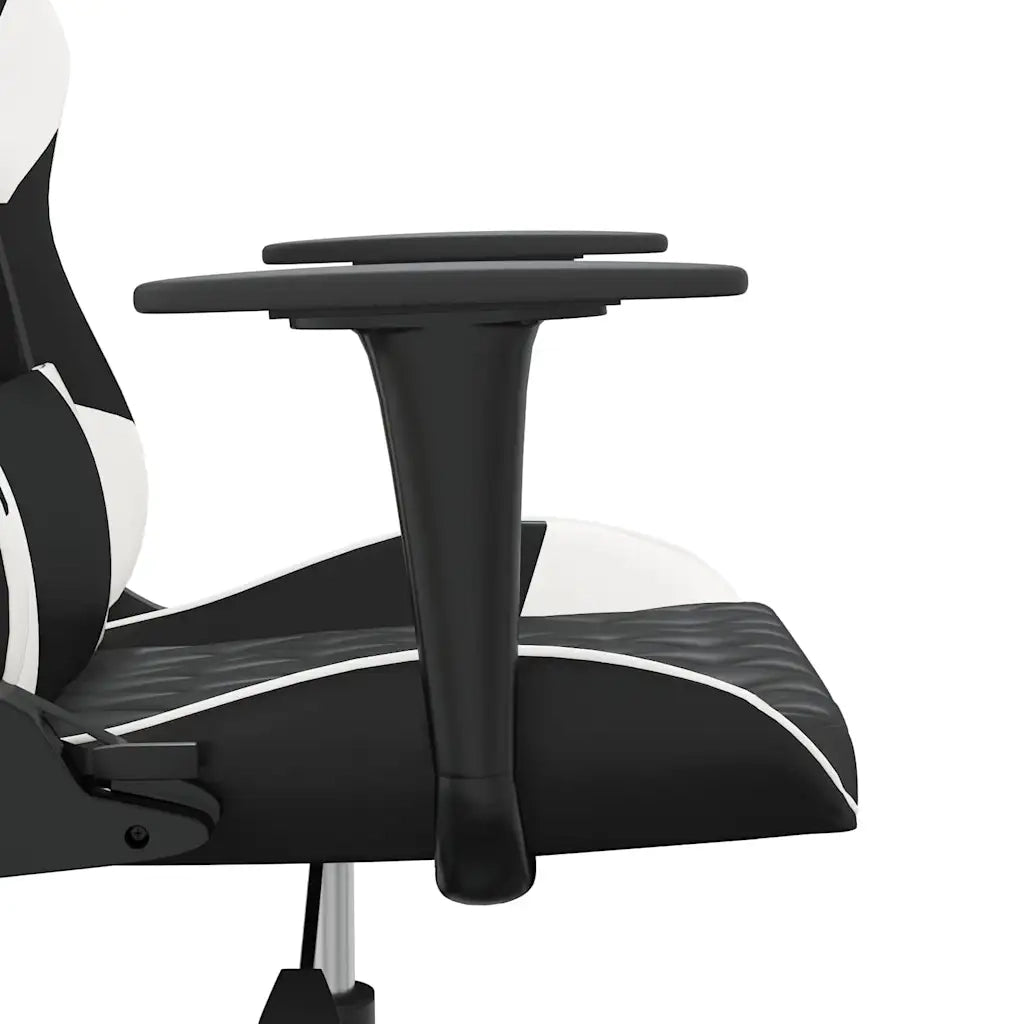 Sedia da Gaming Nero e Bianco in Similpelle 3143758