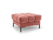 Cosmopolitan Design - Pouf "Bali" in velluto rosa 