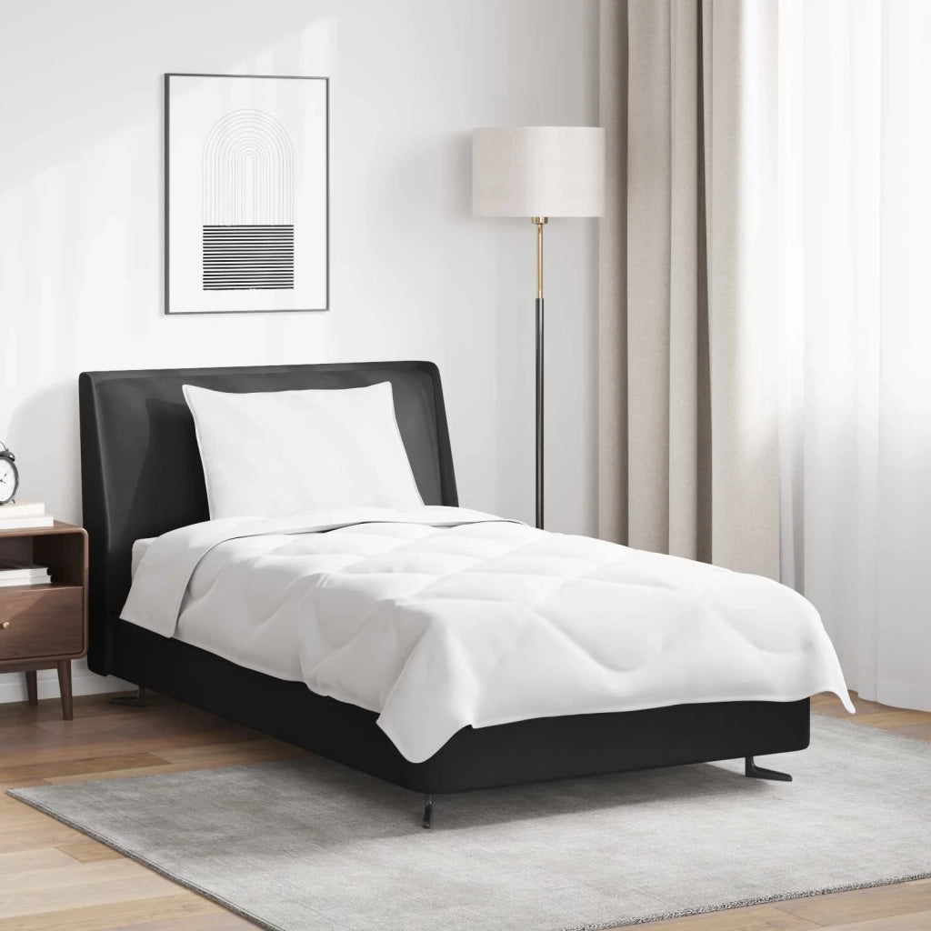 Duvet Estivo con cuscino 2 pcs Bianco Microfibra 3376429
