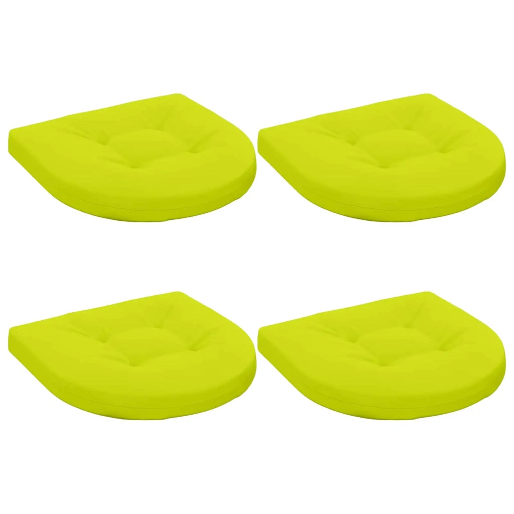 Cuscini per Sedia in 4 Pezzi 4 pz 100% Poliestere 945324