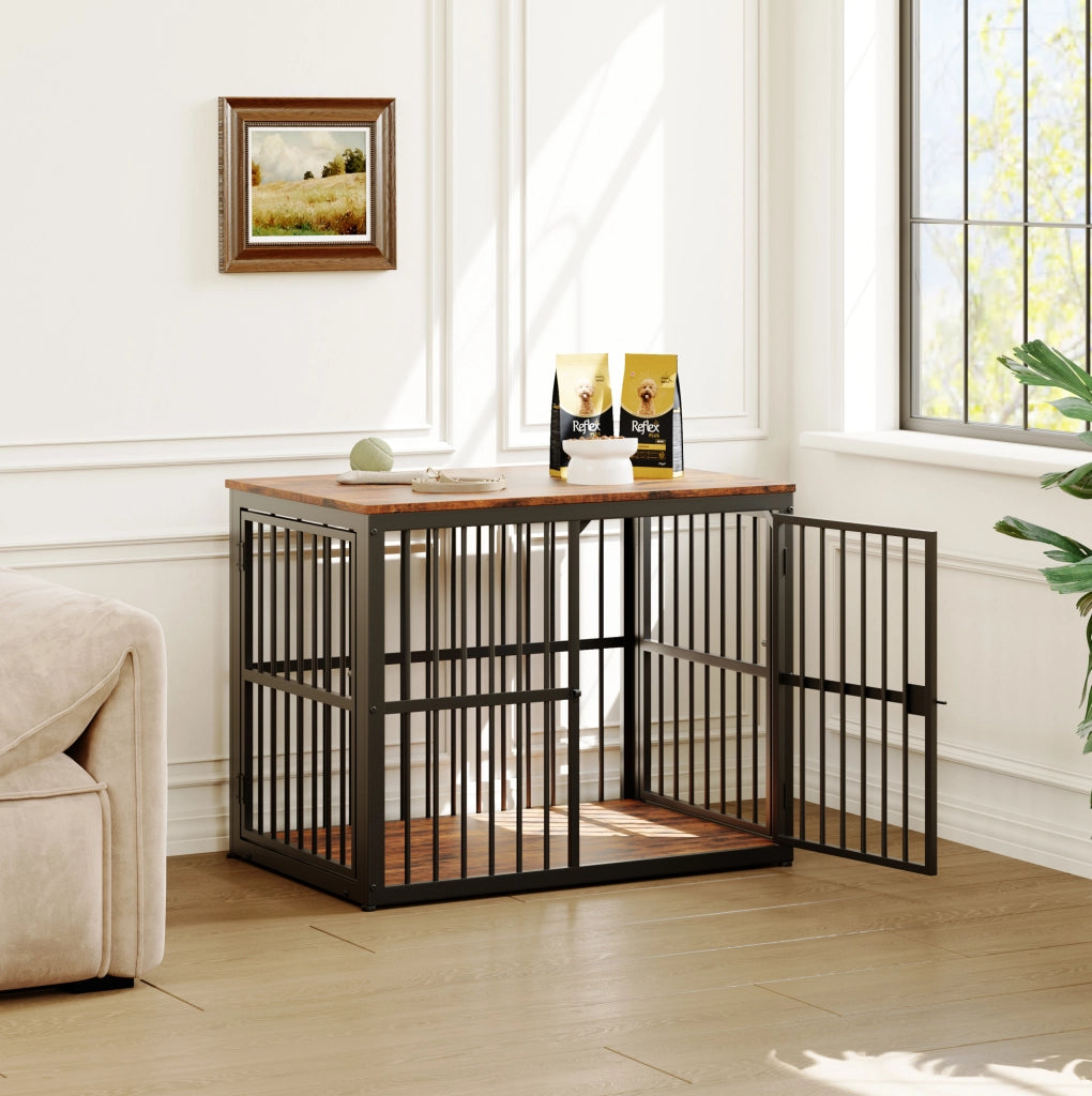 Gabbia per cani modulare con 3 porte, 84x56x66 cm