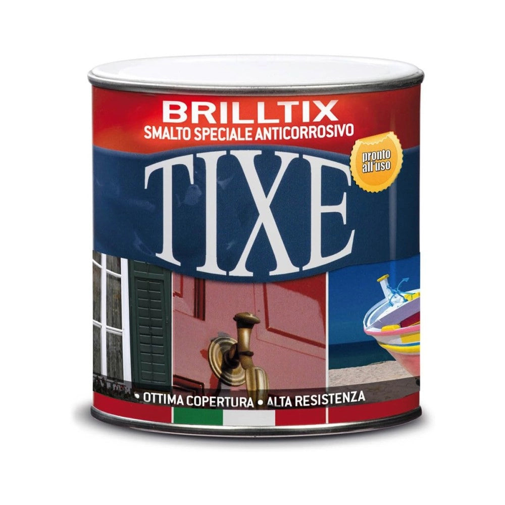 Brilltix 750ml colore luna finitura lucida smalto base solvente diretto su ruggine