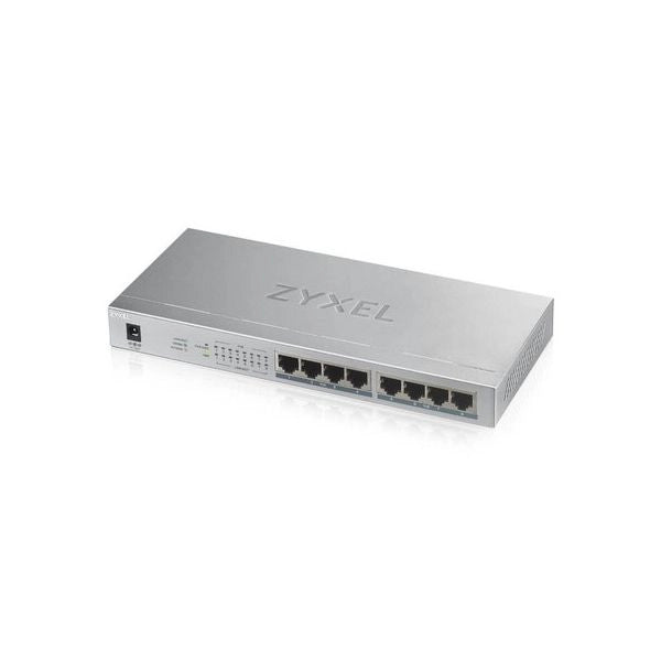 Zyxel gs1008hp non gestito gigabit ethernet (10/100/1000) supporto power over ethernet (poe) grigio - GS1008HP-EU0101F