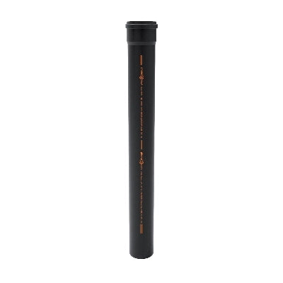 TUBO PHONO BLACK 1 BICCHIERE- Diam. 125 lungh. 1000- NICOL- pezzi 1