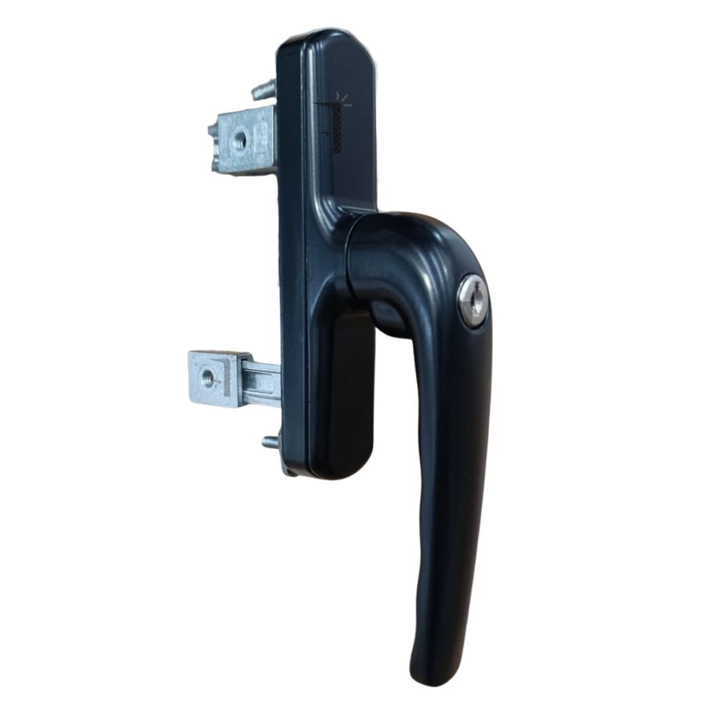 Maniglia per persiane con chiave cursori regolabili Comfort Plus Finitura: Nero corvino - RAL 9005