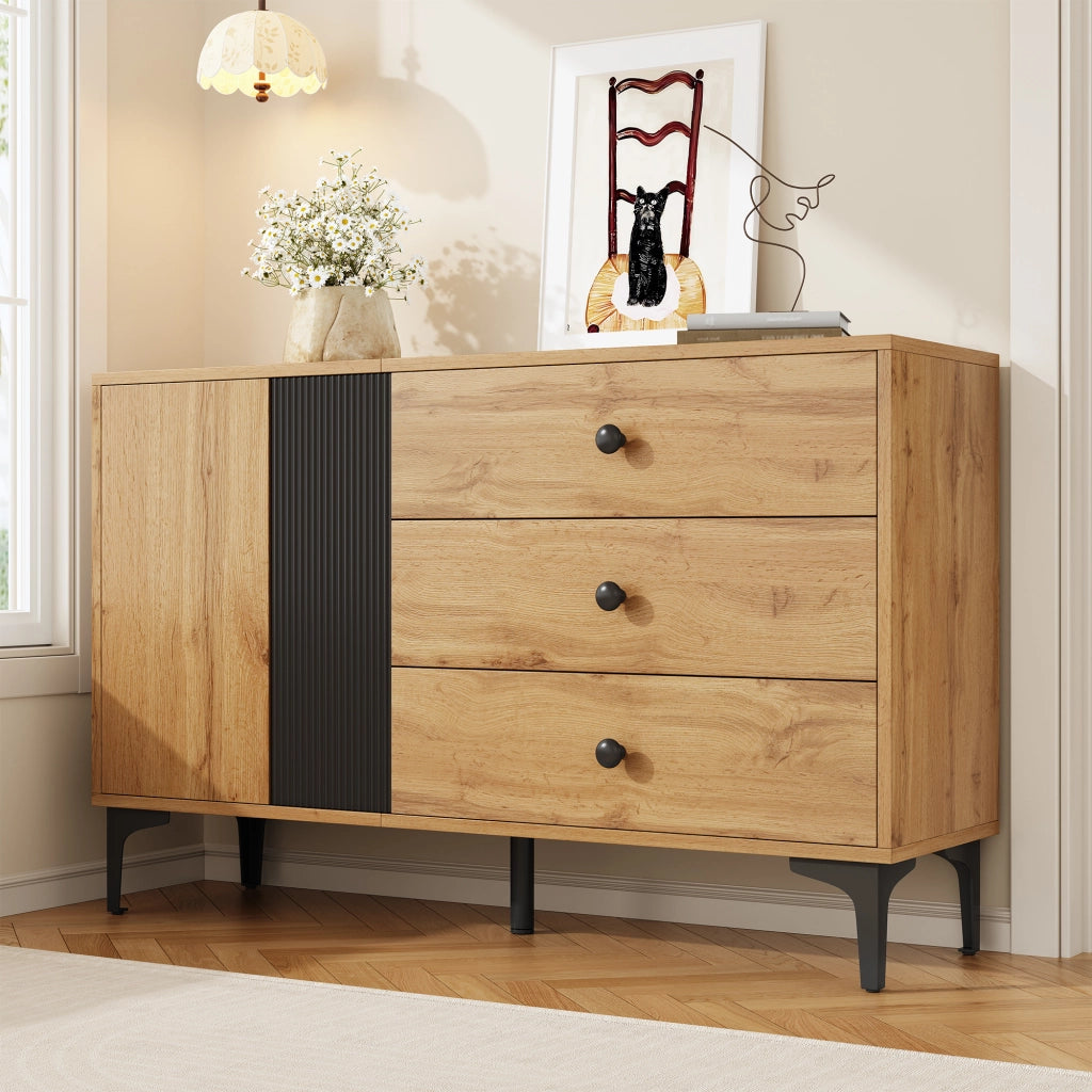 Credenza Moderna ¨C Xylo ¨C Legno, 120x35x76 cm