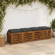 Cuscini per sedile a 4 pezzi SOEST 4 pz 100% Poliestere 945248