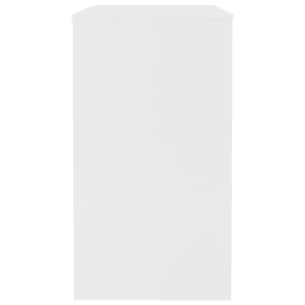Scrivania Bianca 90x40x72 cm in Legno Multistrato 800378