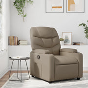 Poltrona Reclinabile Cappuccino in Similpelle 372471