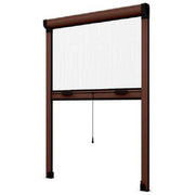 Zanzariera a Rullo Riducibile 100 x 160 Marrone 8017